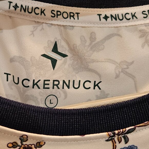 LAST CHANCE Tuckernuck Sport White Wildflower Top - Picture 2 of 3